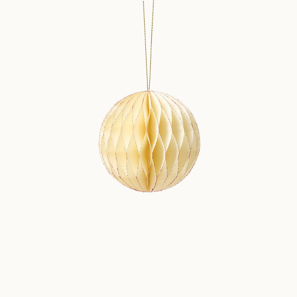by Vivi Anhänger Weihnachtskugel aus Papier 10 x 10 cm Classic Christmas