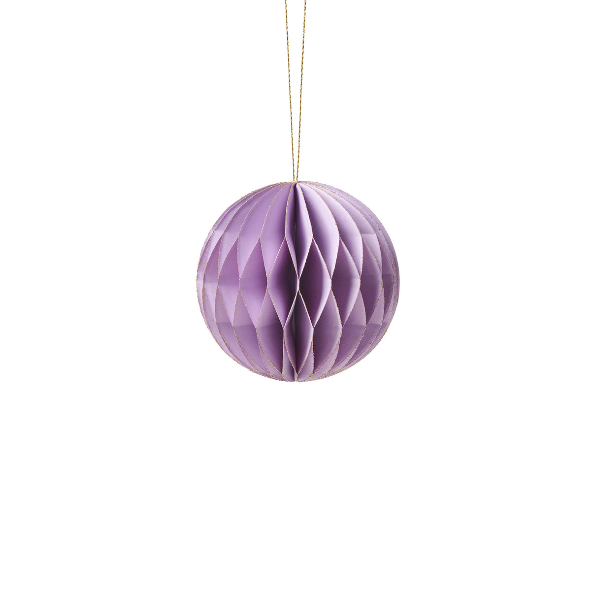 by Vivi Anhänger Weihnachtskugel aus Papier 10 x 10 cm Lavender