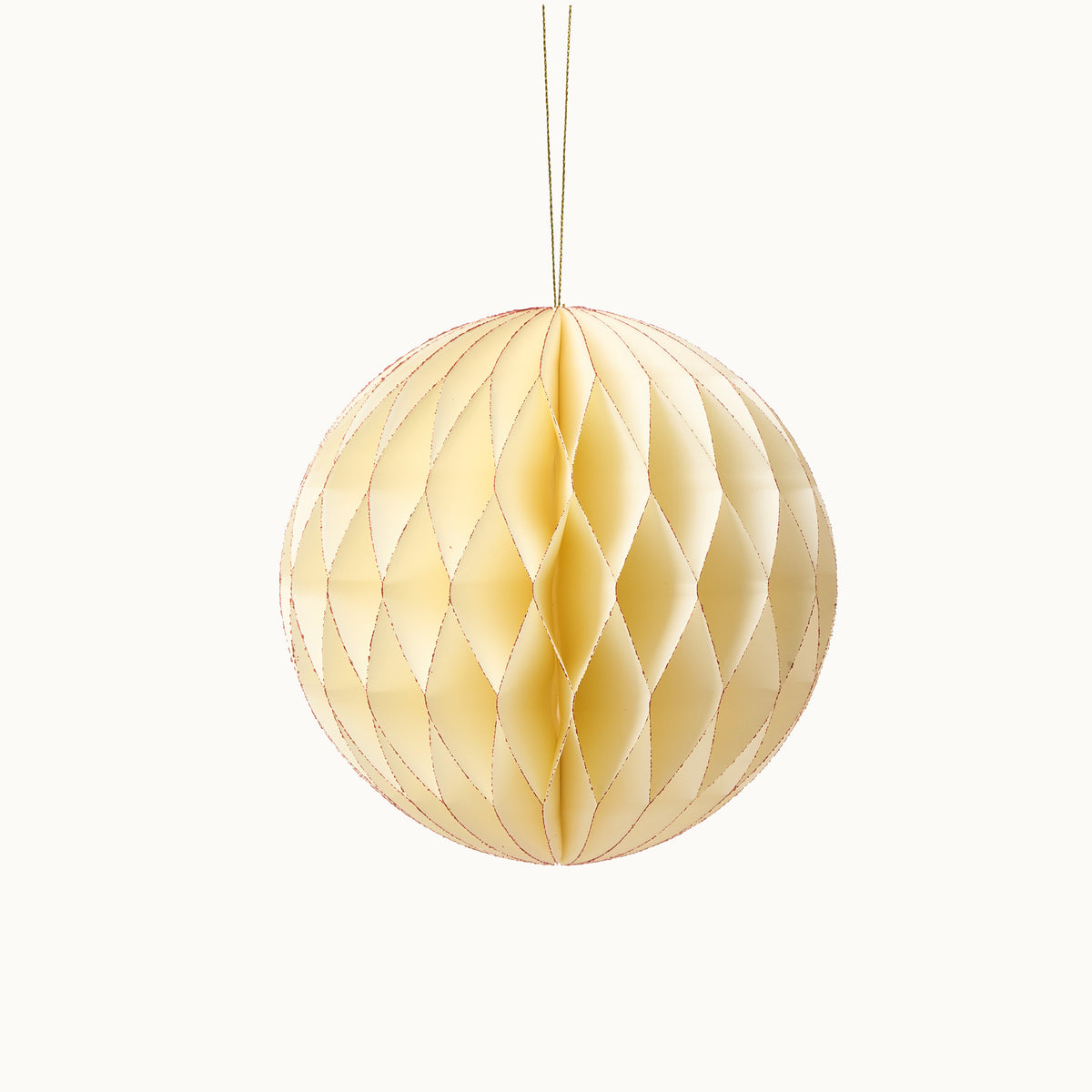 by Vivi Anhänger Weihnachtskugel aus Papier 15 x 15 cm Classic Christmas