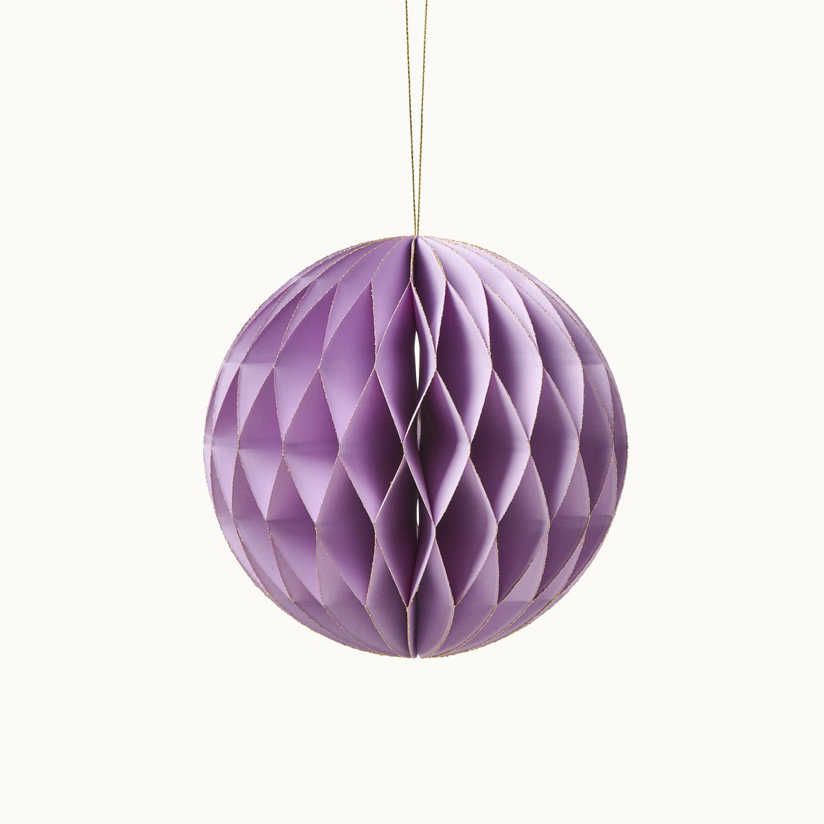 by Vivi Anhänger Weihnachtskugel aus Papier 15 x 15 cm Lavender