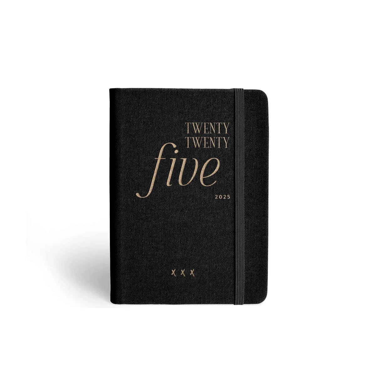 Real Passionates Taschenkalender "TWENTY TWENTY five" DIN A6 Schwarz