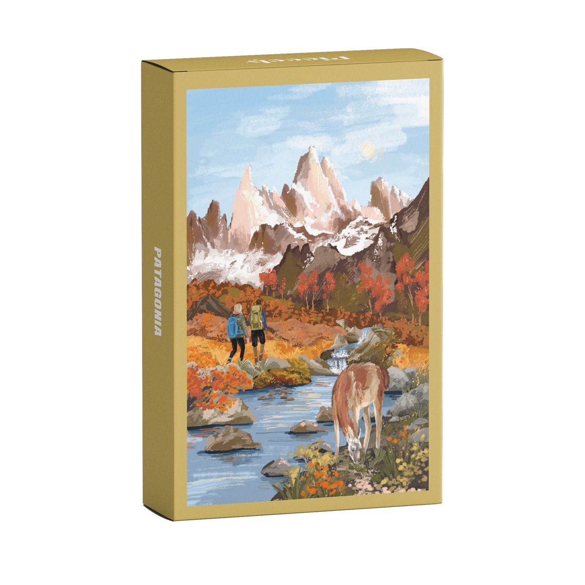 Piecely Mini Puzzle 99 Teile Patagonia 10 x 14 cm