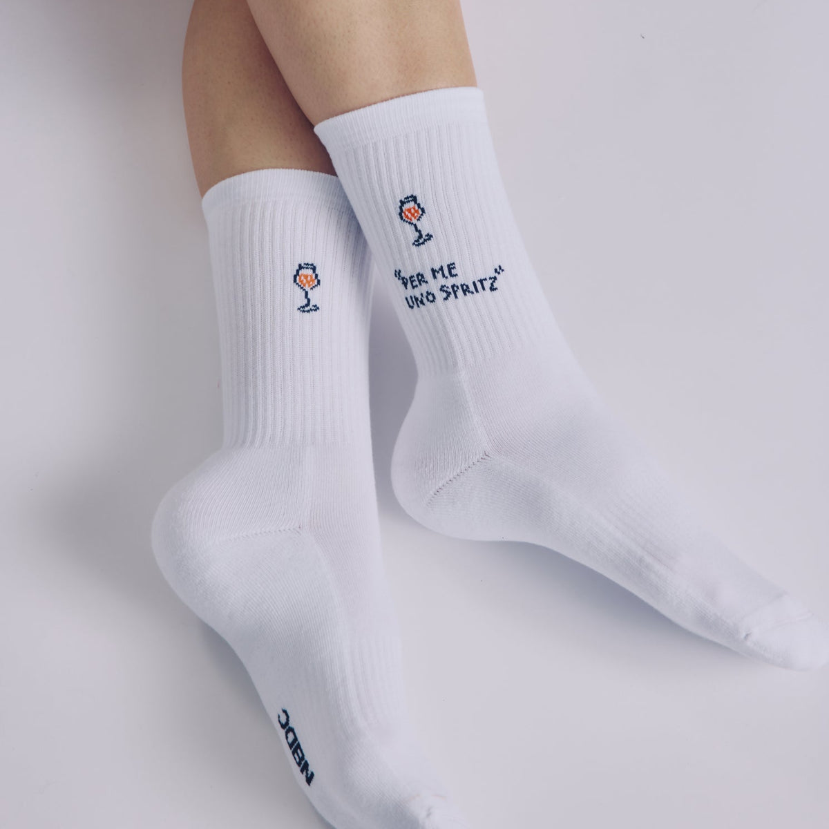 No Bad Days Club Tennissocken "PER ME UNO SPRITZ"
