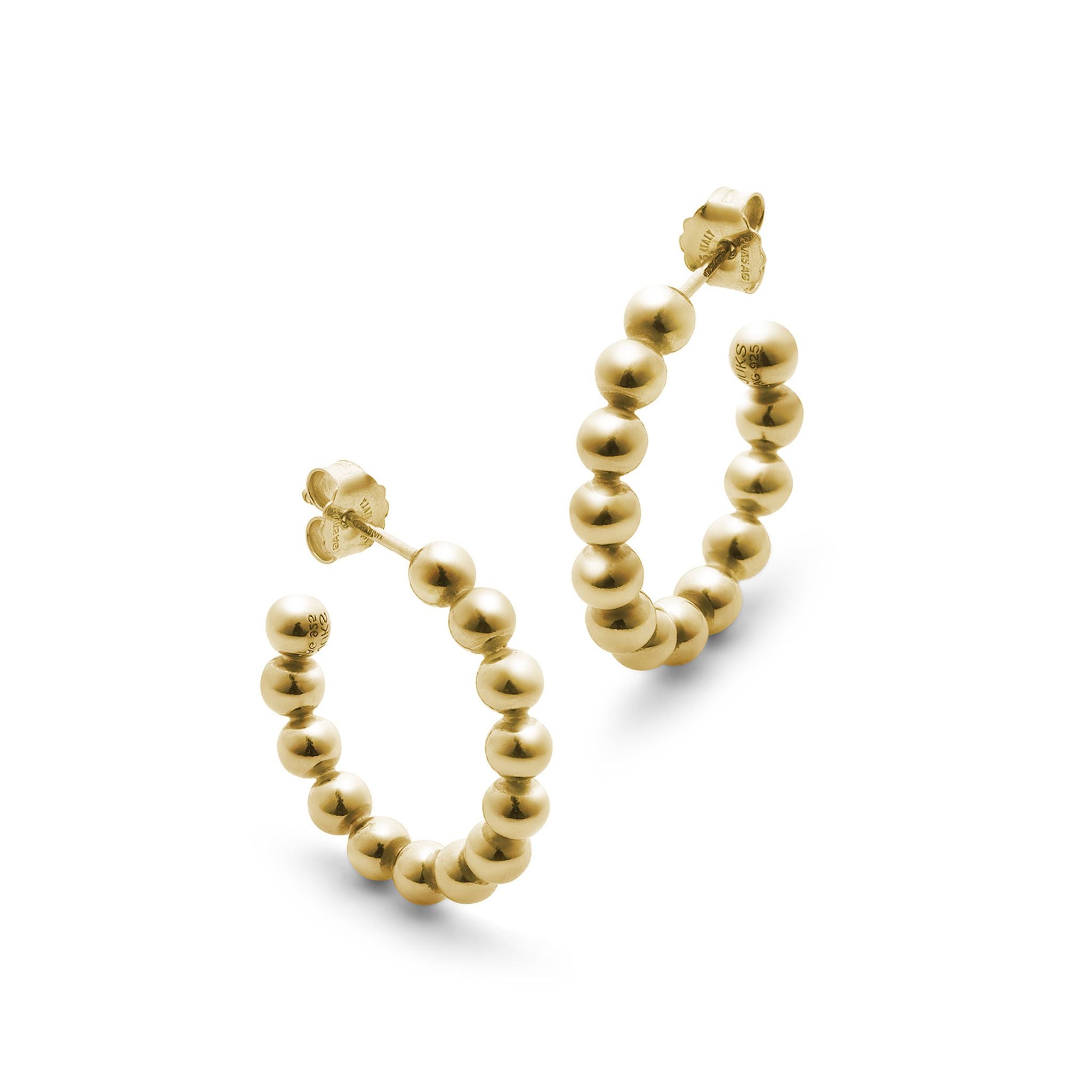 Jukserei Ohrstecker "PICNIC HOOP MEDIUM" Gold