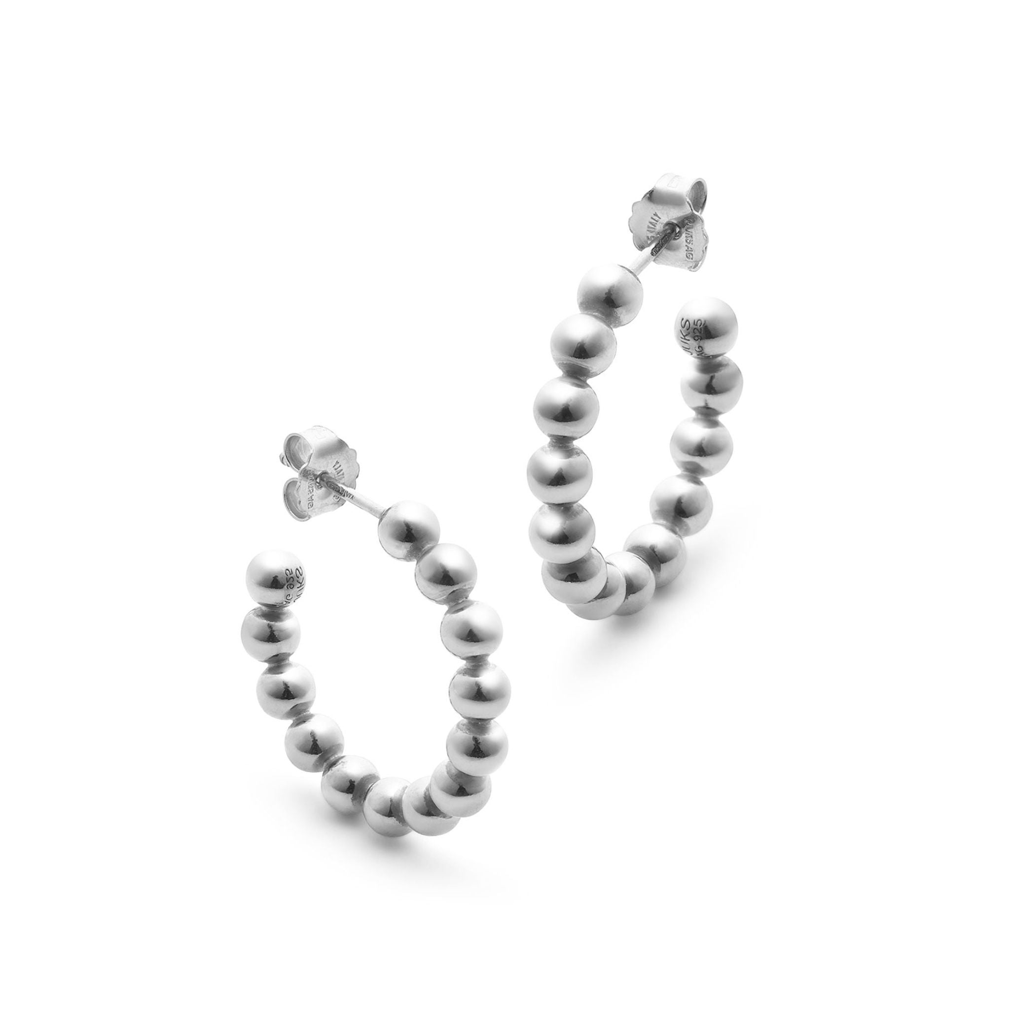 Jukserei Ohrstecker "PICNIC HOOP SMALL" Silber