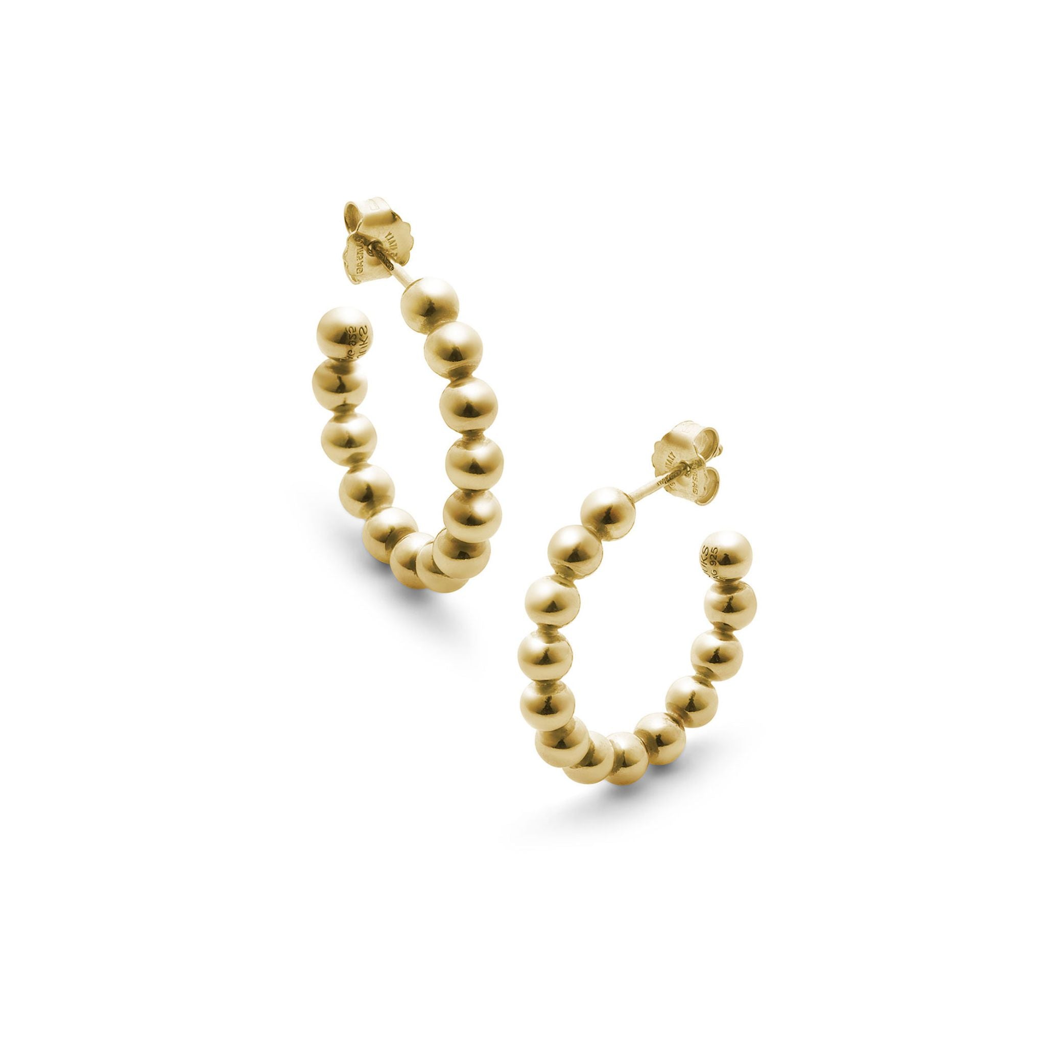 Jukserei Ohrstecker "PICNIC HOOP SMALL" Gold