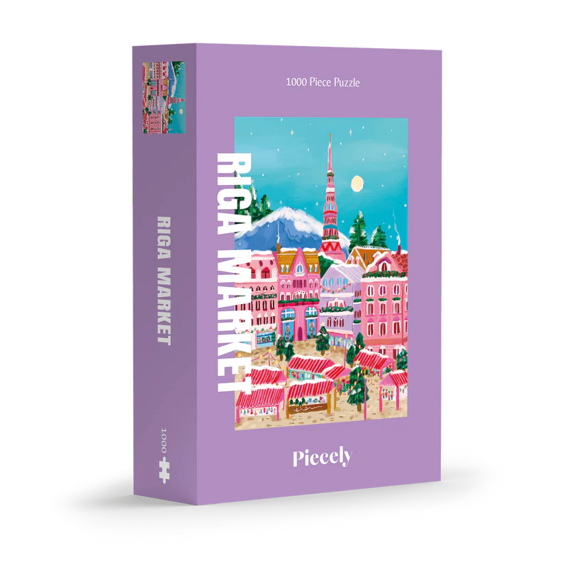 Piecely Puzzle 1000 Teile Riga Market 48 x 68 cm
