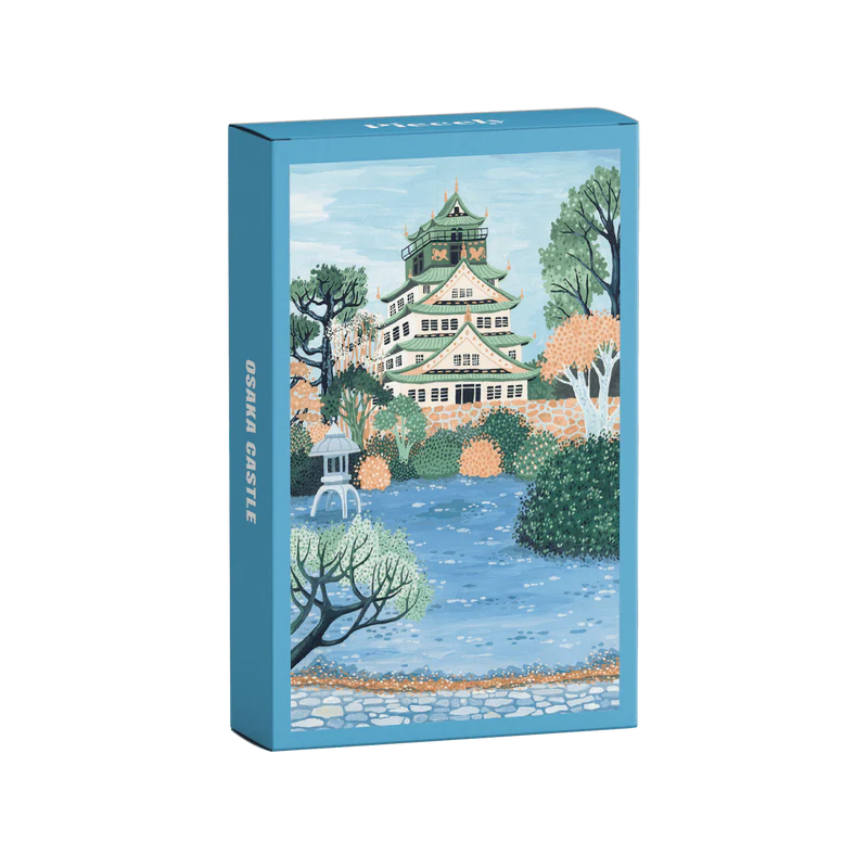Piecely Mini Puzzle 99 Teile Osaka Castle 10 x 14 cm