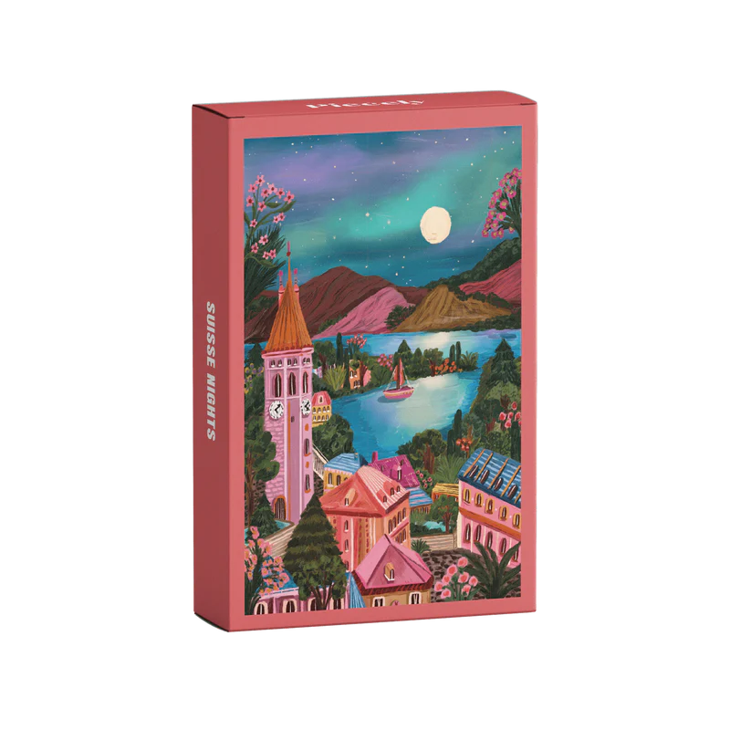 Piecely Mini Puzzle 99 Teile Suisse Night 10 x 14 cm