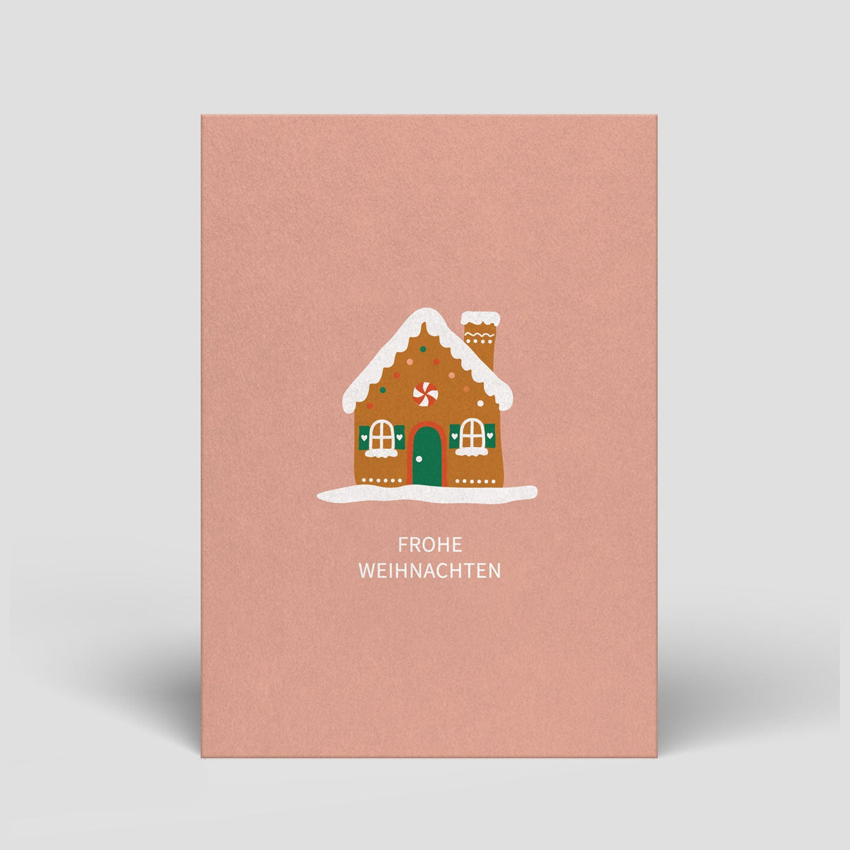 Naturbedacht Postkarte Lebkuchenhaus (Nr. 340)
