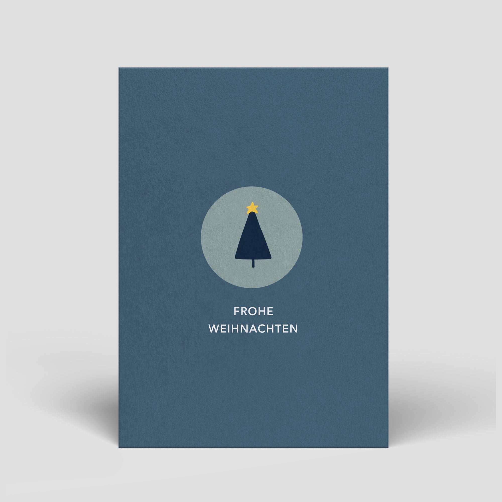 Naturbedacht Weihnachtskarten DIN A6 Tannenbaum im Kreis (Nr. 5)