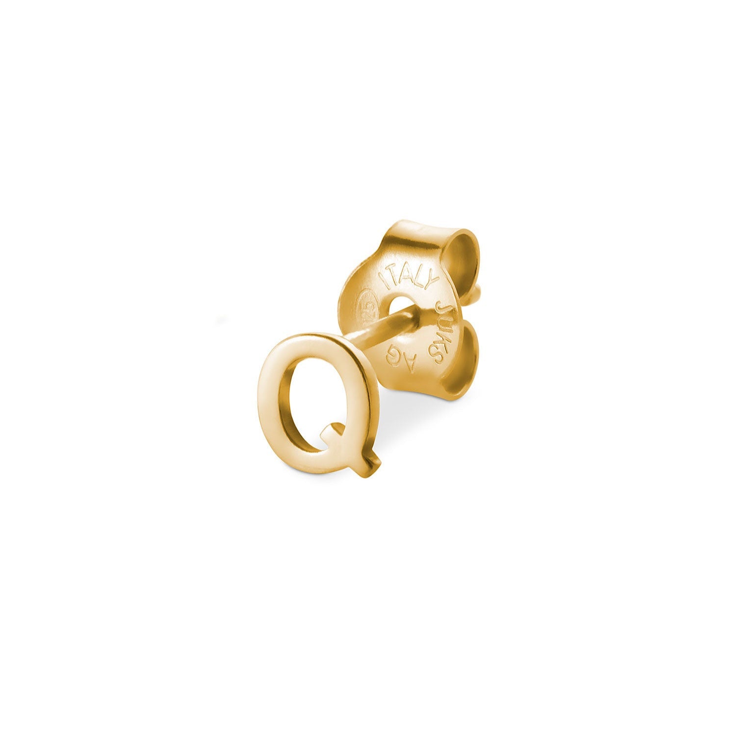Jukserei Ohrstecker "LETTER" Gold Q