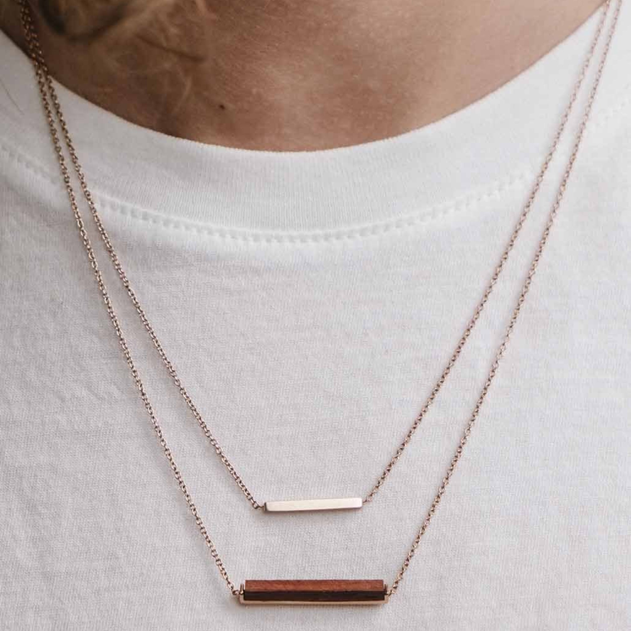 KERBHOLZ Halskette "RECTANGLE NECKLACE"