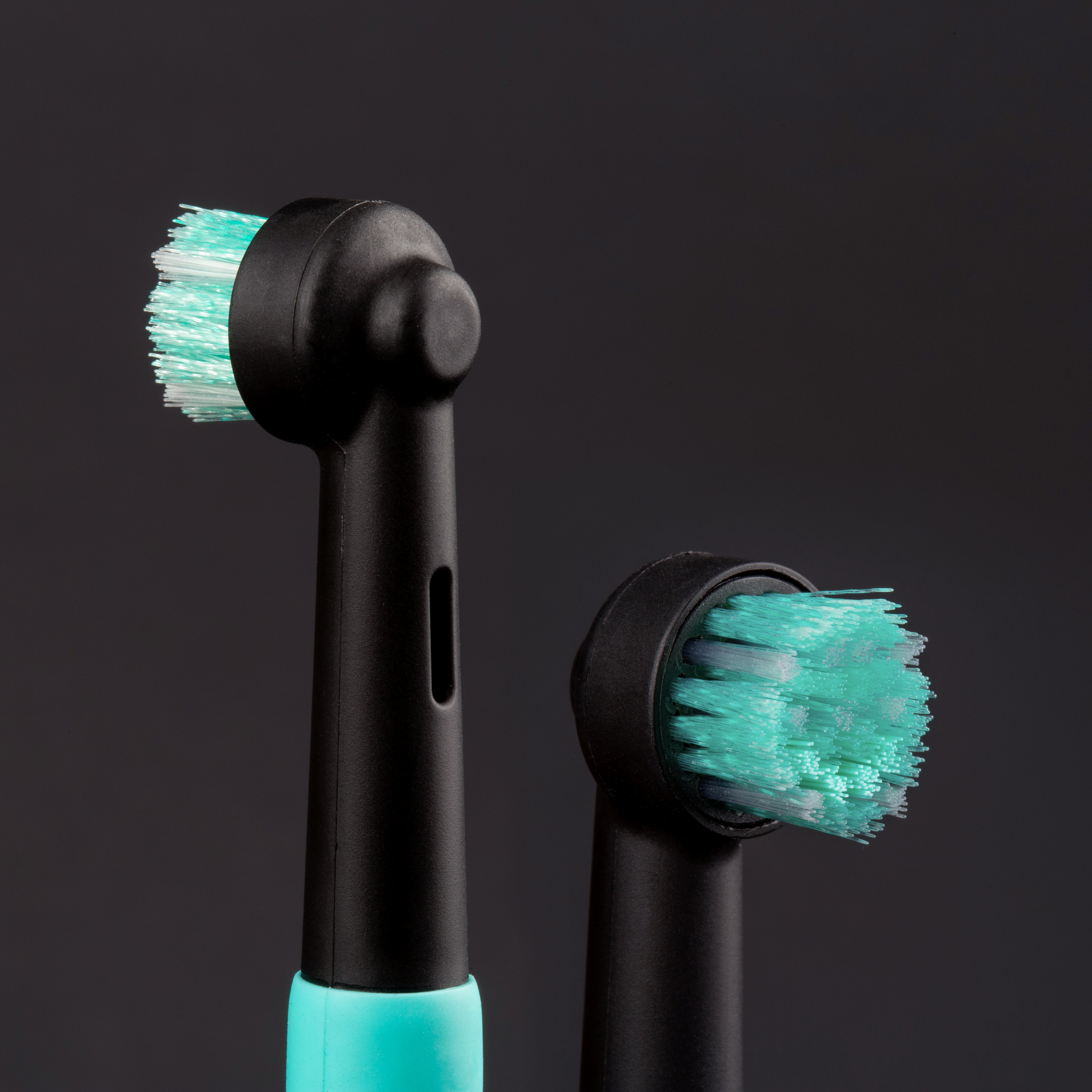 happybrush Aufsteckbürsten "Rundkopf R2" 3er Set