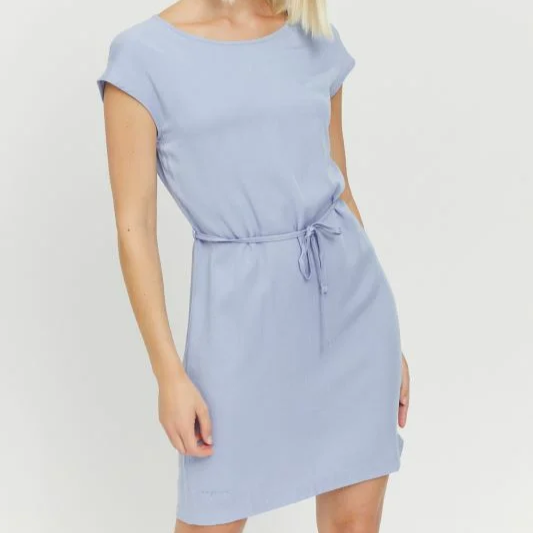 Mazine Printed Dress "Ruth" Blau (blue lilac)