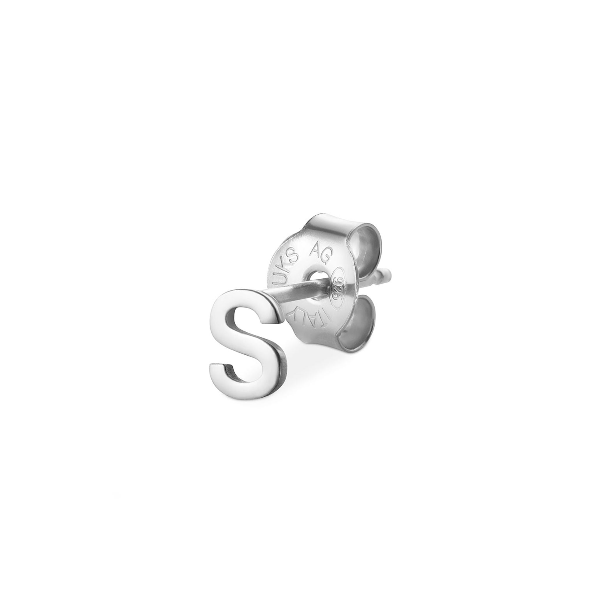 Jukserei Ohrstecker "LETTER" Silber S