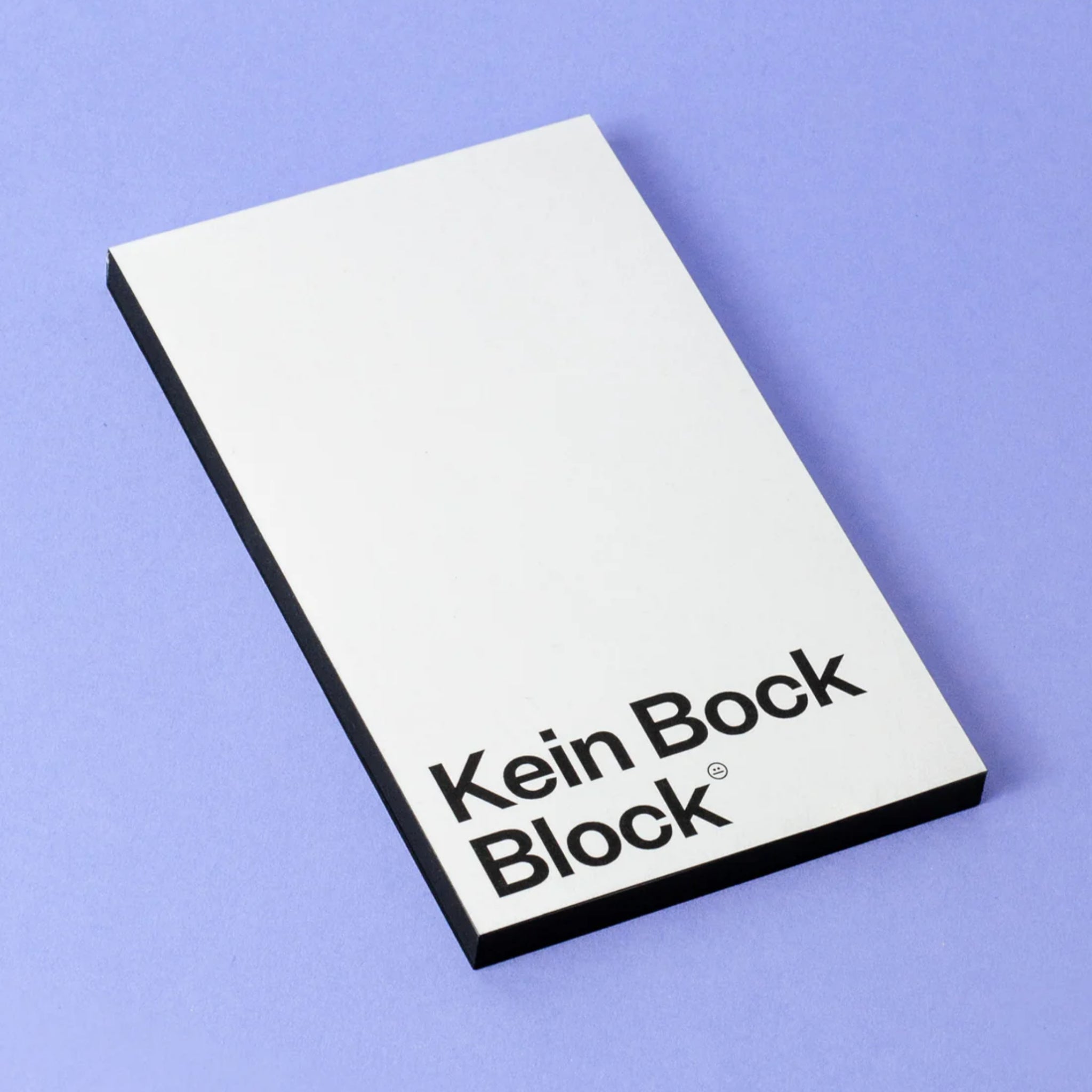 Schlechte Karten Notizblock "Kein Bock Block" 100 × 150 mm Weiß