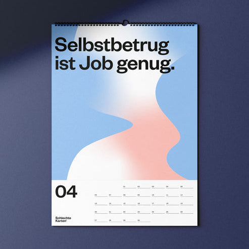 Schlechte Karten "Demotivierender Wandkalender 2026"