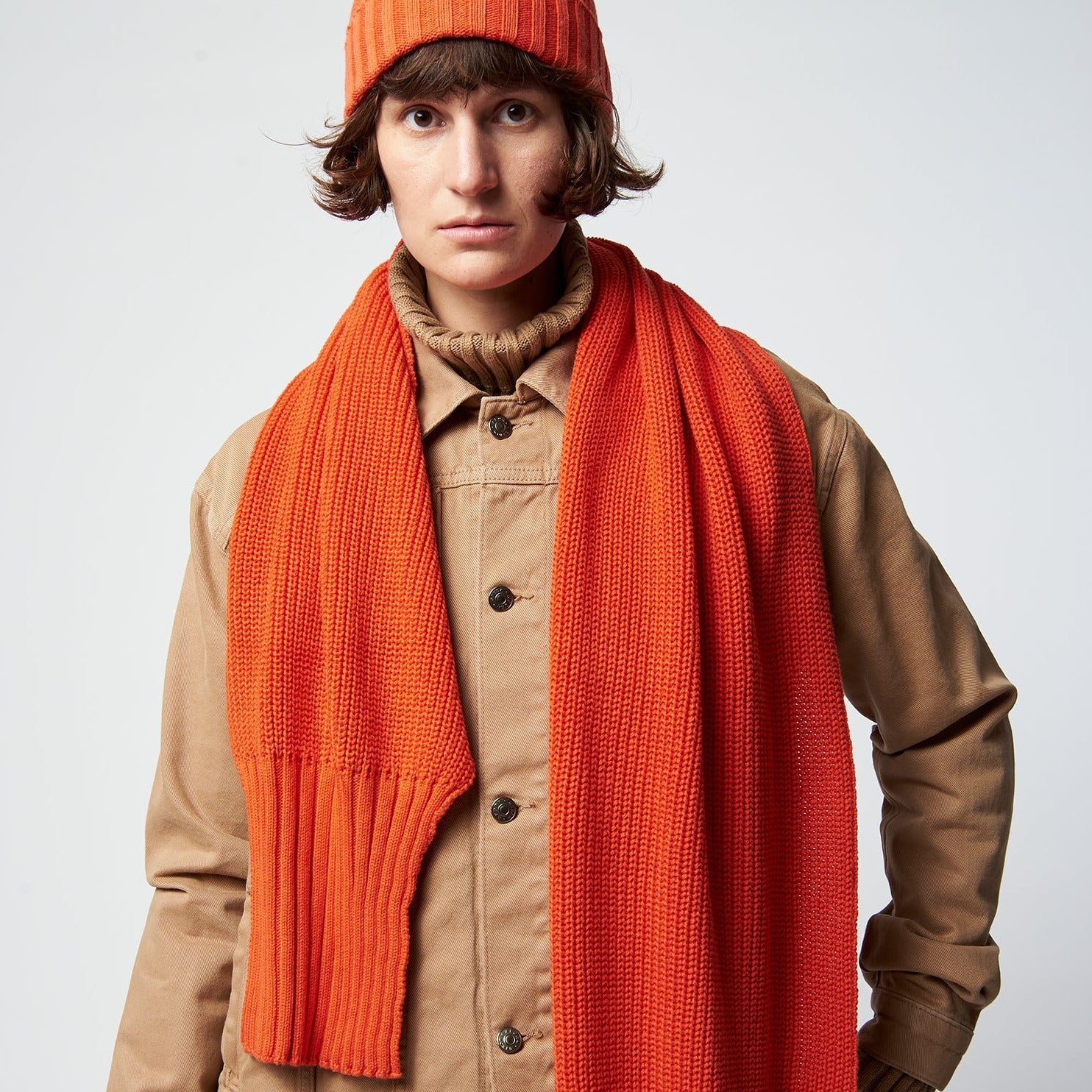 AFORAWORLD Schal "SCAR" Unisex Rot
