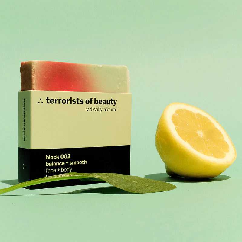 terrorists of beauty Blockseife "block 002" balance + smooth 100 g
