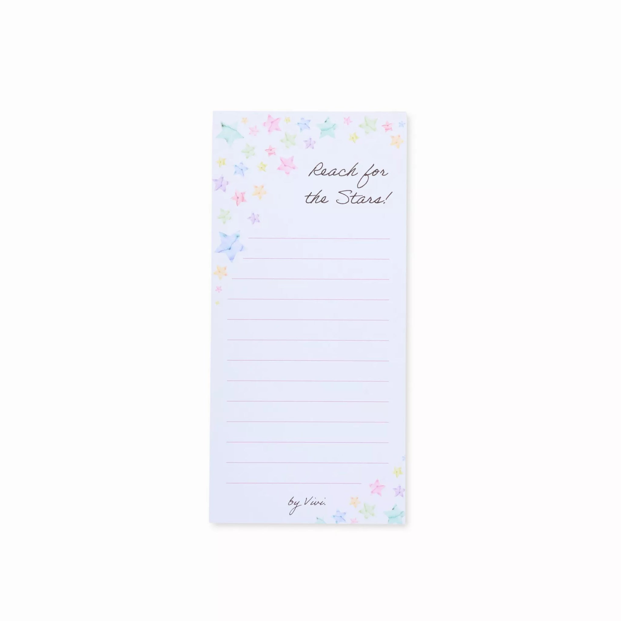 by Vivi Notizblock 10x21 cm Stars