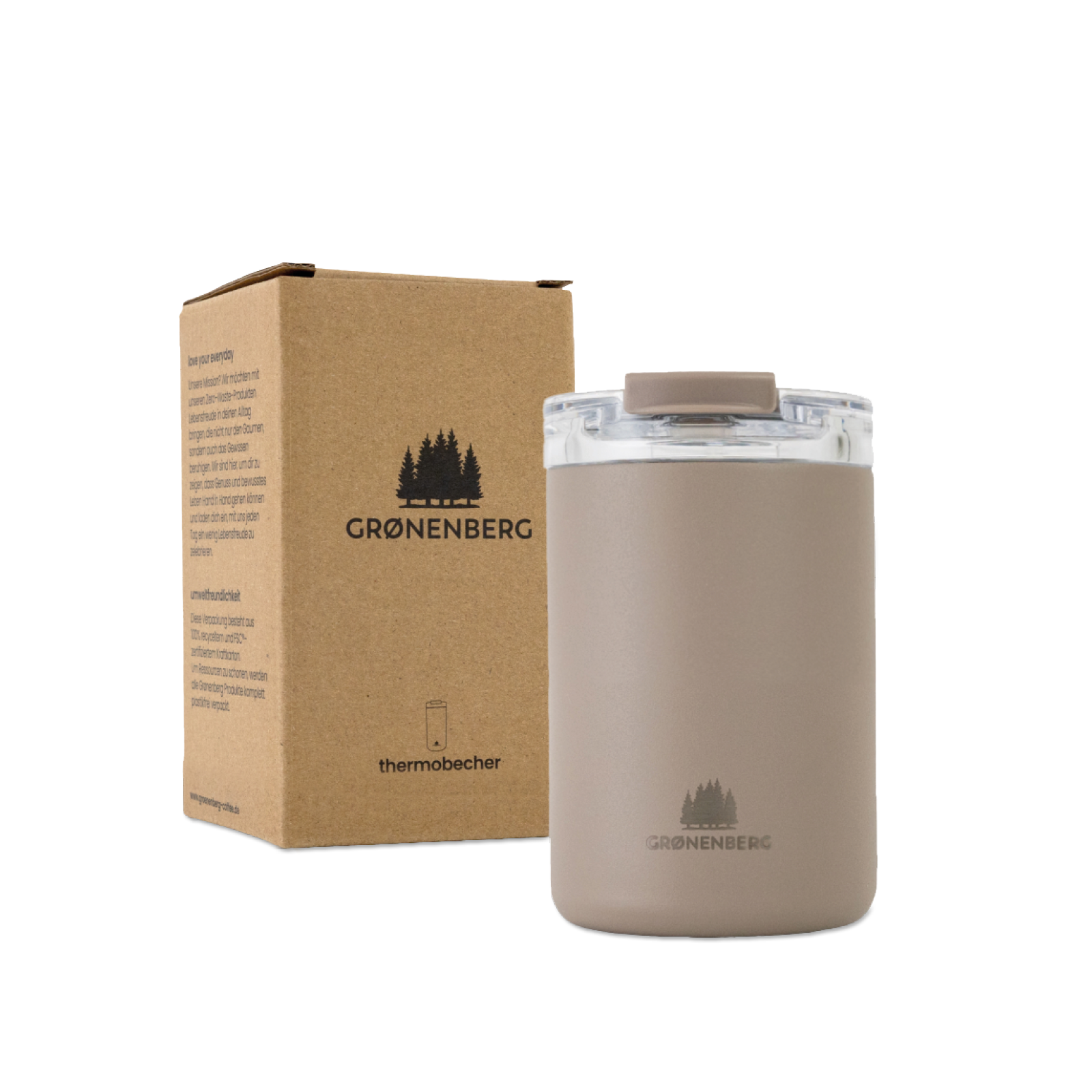 Groenenberg Thermobecher Kaffeebecher to go 320ml Earth