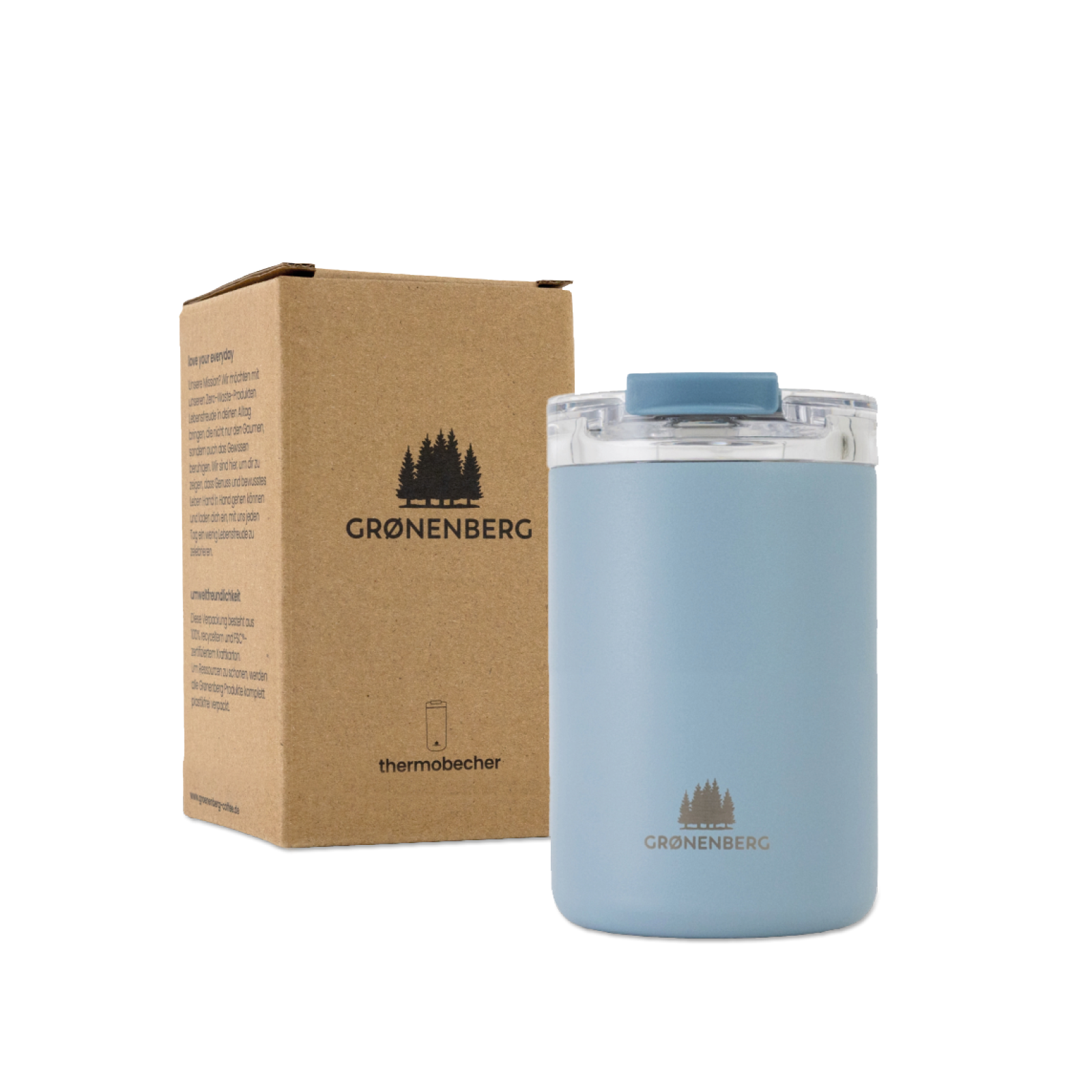 Groenenberg Thermobecher Kaffeebecher to go 320ml Sky