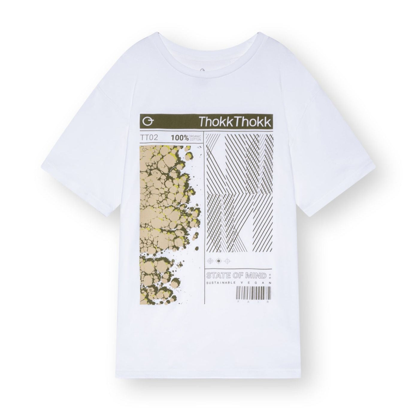 ThokkThokk T-Shirt "TT02" Weiß