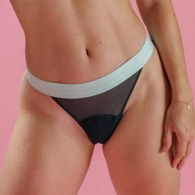 THE FEMALE COMPANY Period Panty Tanga "TAPE MESH" Medium