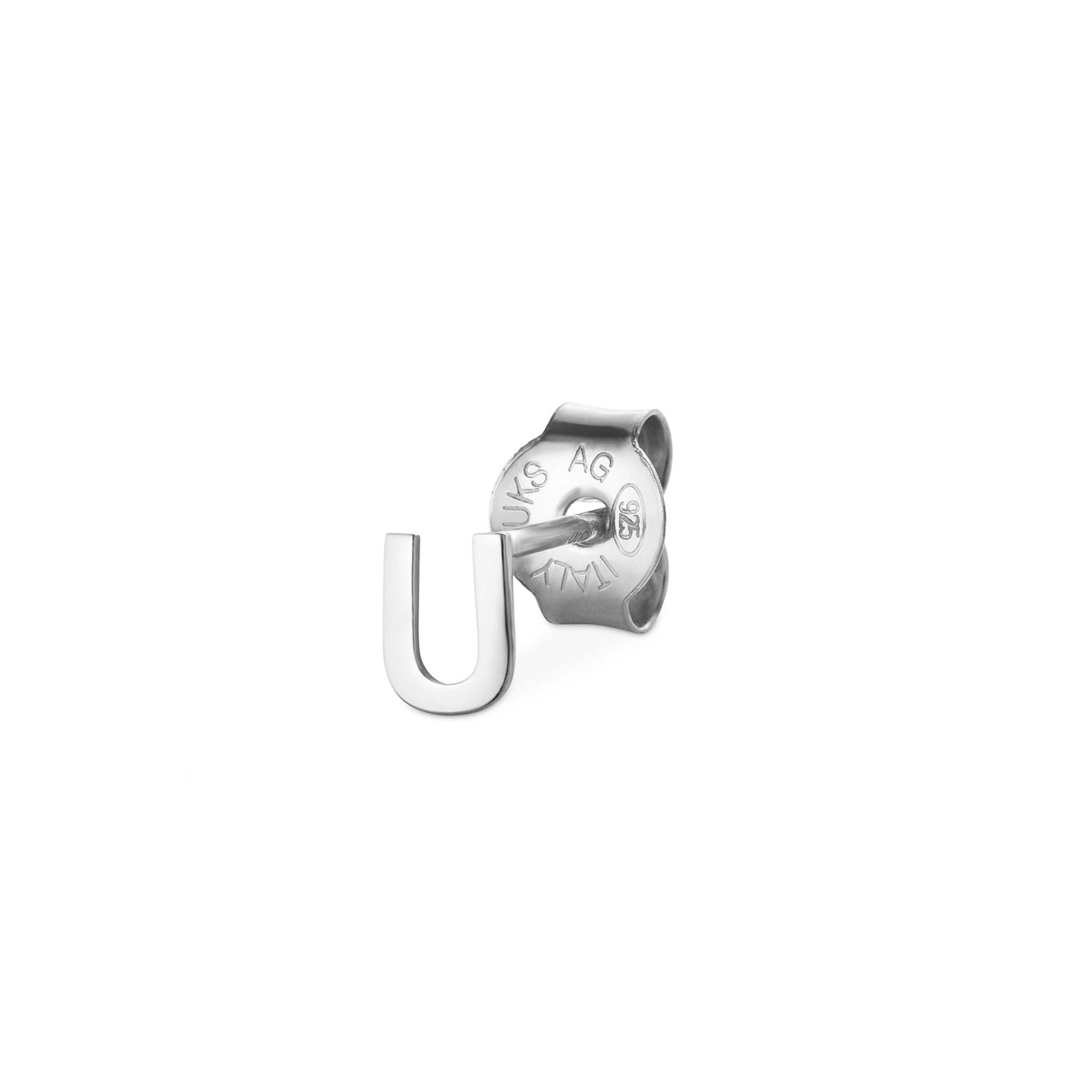 Jukserei Ohrstecker "LETTER" Silber U