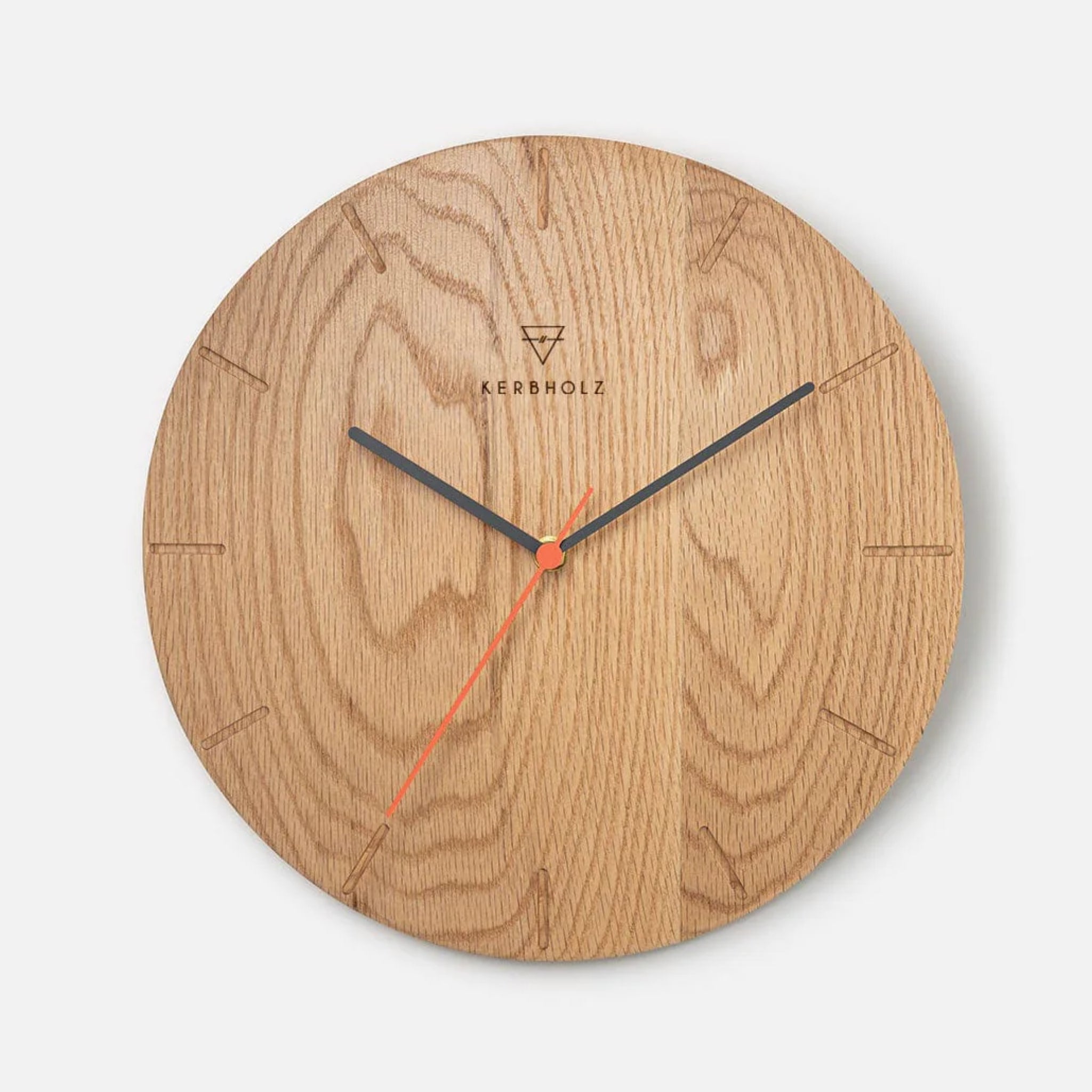 KERBHOLZ Wanduhr "UFO CLOKK" Oak Alp Edition