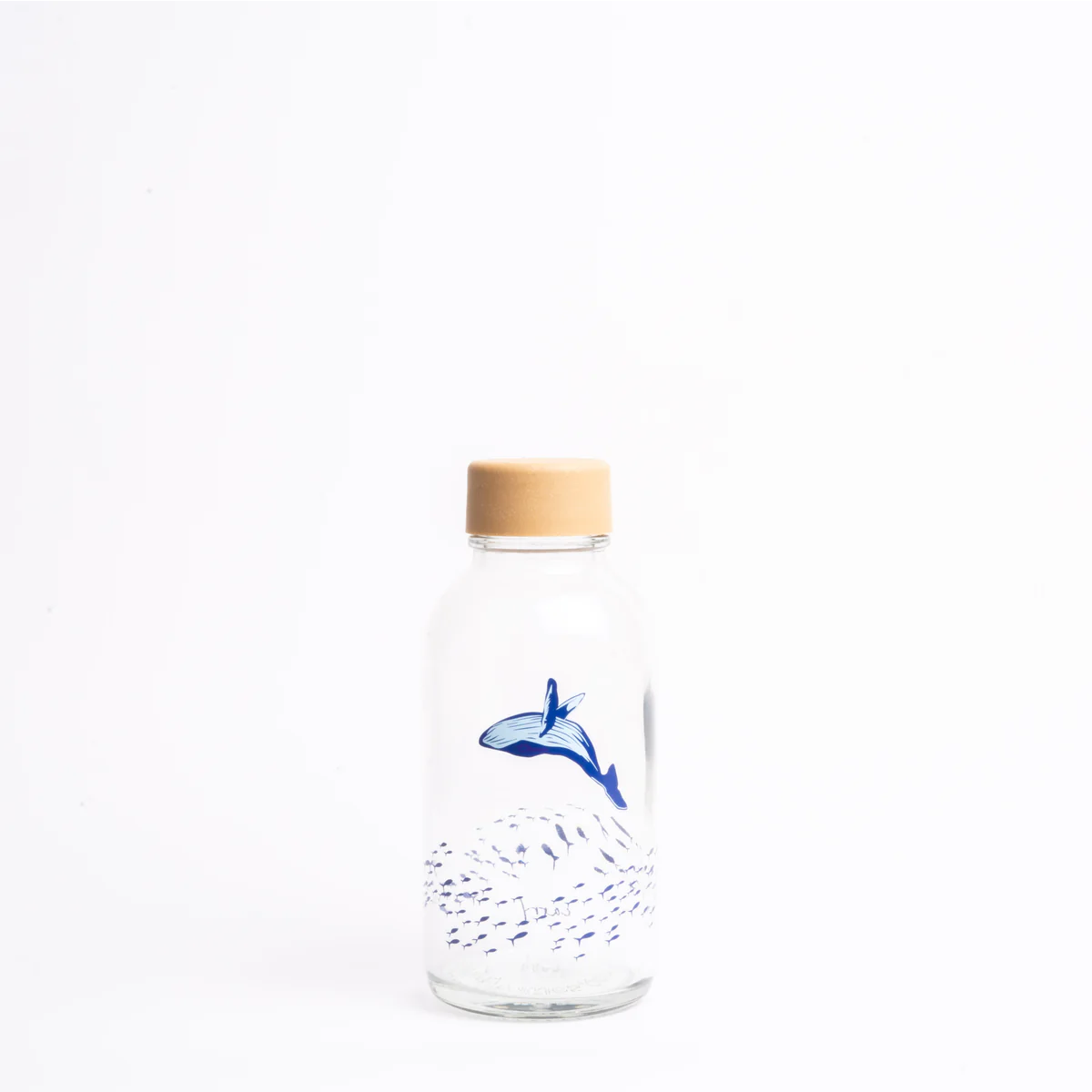 CARRY Trinkflasche aus Glas 0,4 l