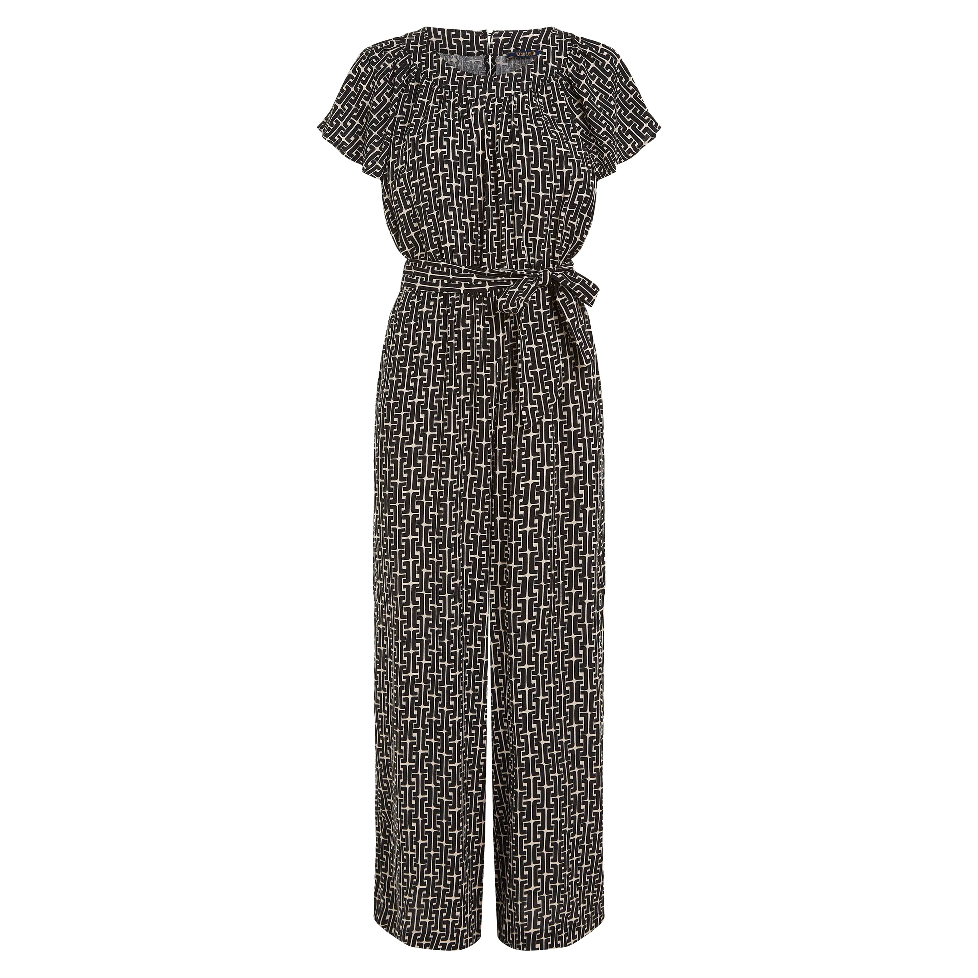 King Louie Talia Jumpsuit "Frankie" Schwarz