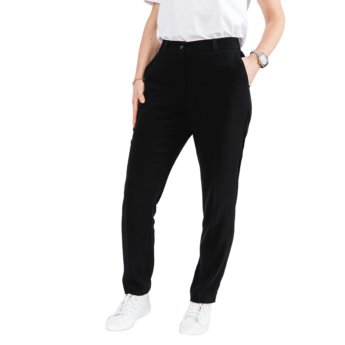 NINA REIN Hose aus Lyocell 38 Black