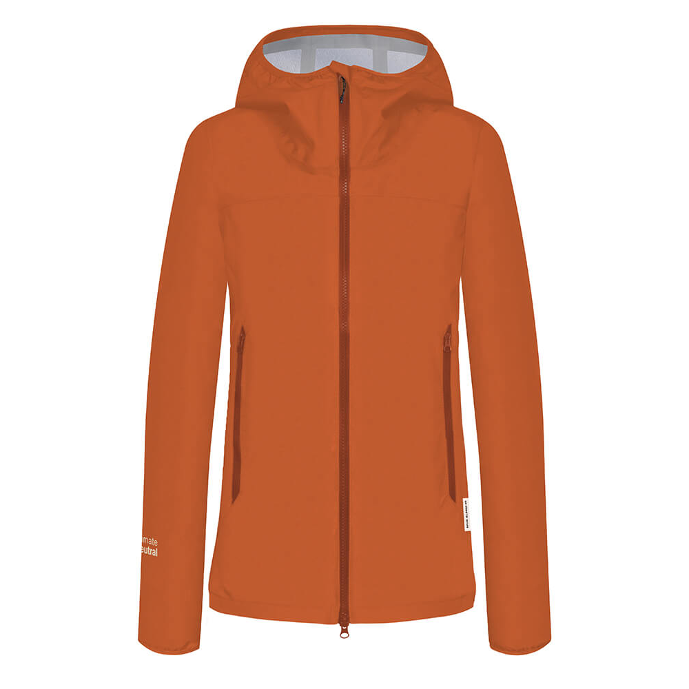 bleed clothing Damen Rainshell Jacket Orange Brown