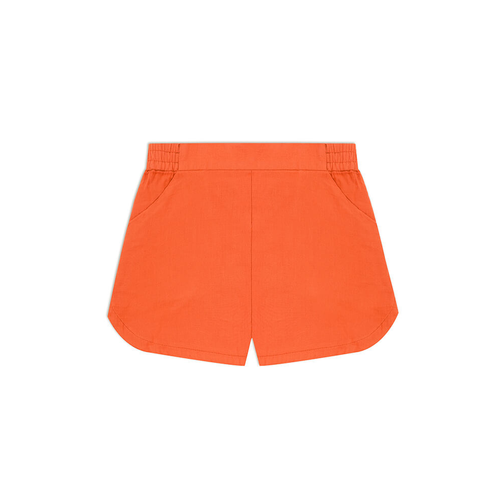 bleed clothing Damen Sheersugger Shorts Orange Brown