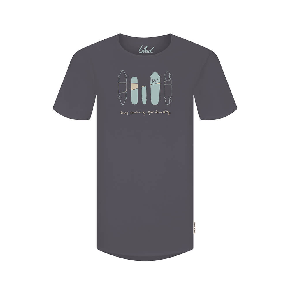bleed clothing Herren T-Shirt Yeahversity Grey