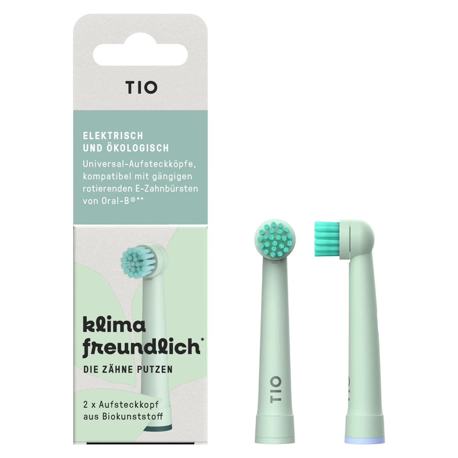 TIO Tiomatik Ersatzköpfe 2-er Pack "Oral-B"