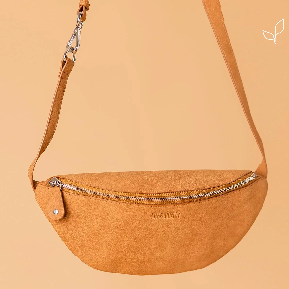 Fitz & Huxley Handtasche "FLORES" fanny Brown