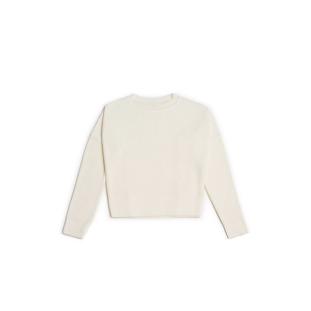bleed clothing Damen Lenis Knitted Jumper White