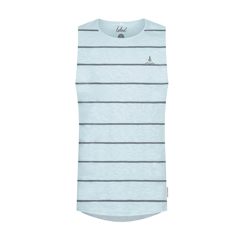 bleed clothing Herren Tanktop Easy-Stripe Blue