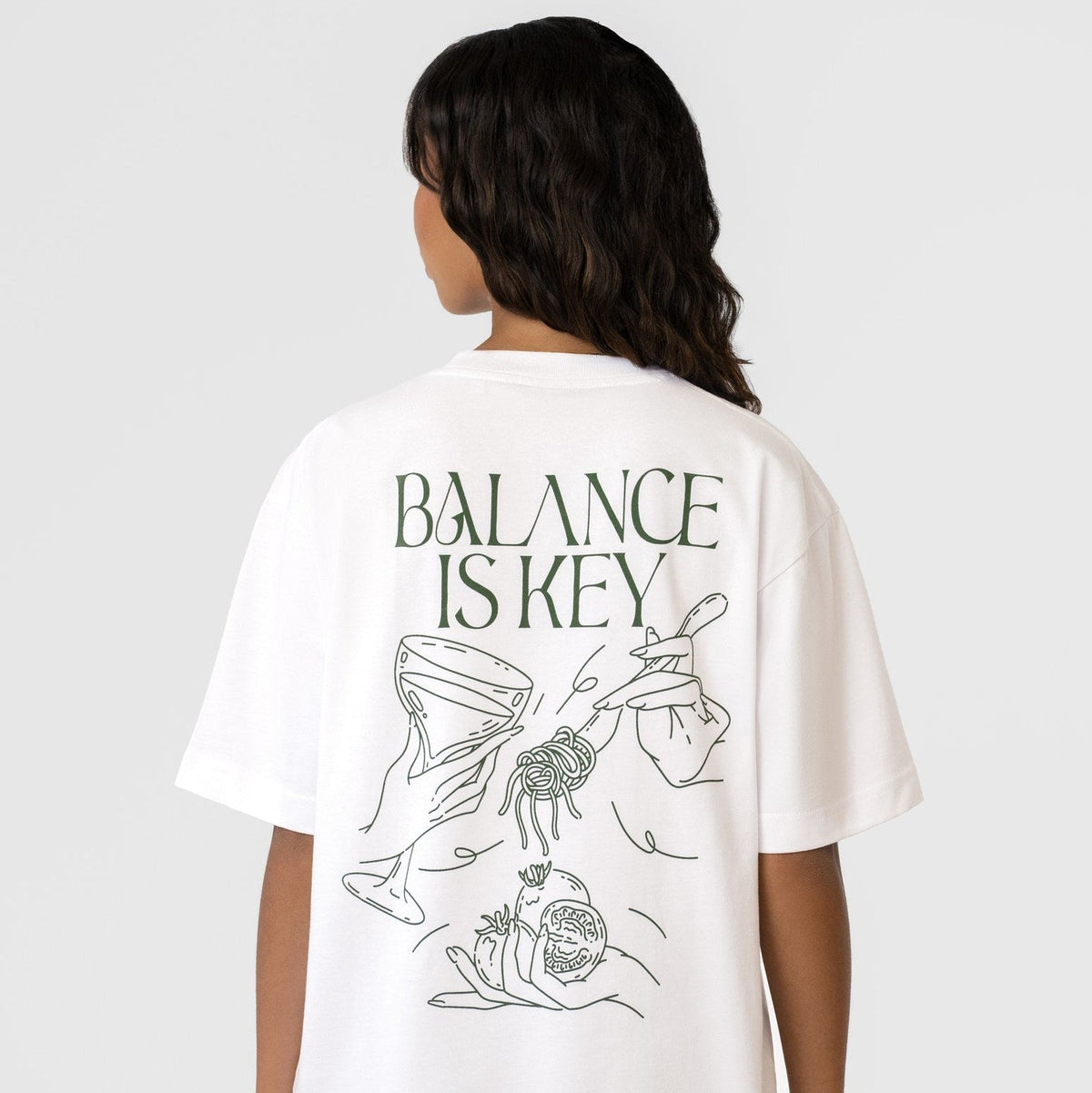 HALF MOON STUDIO Unisex Oversized T-Shirt "BALANCE"