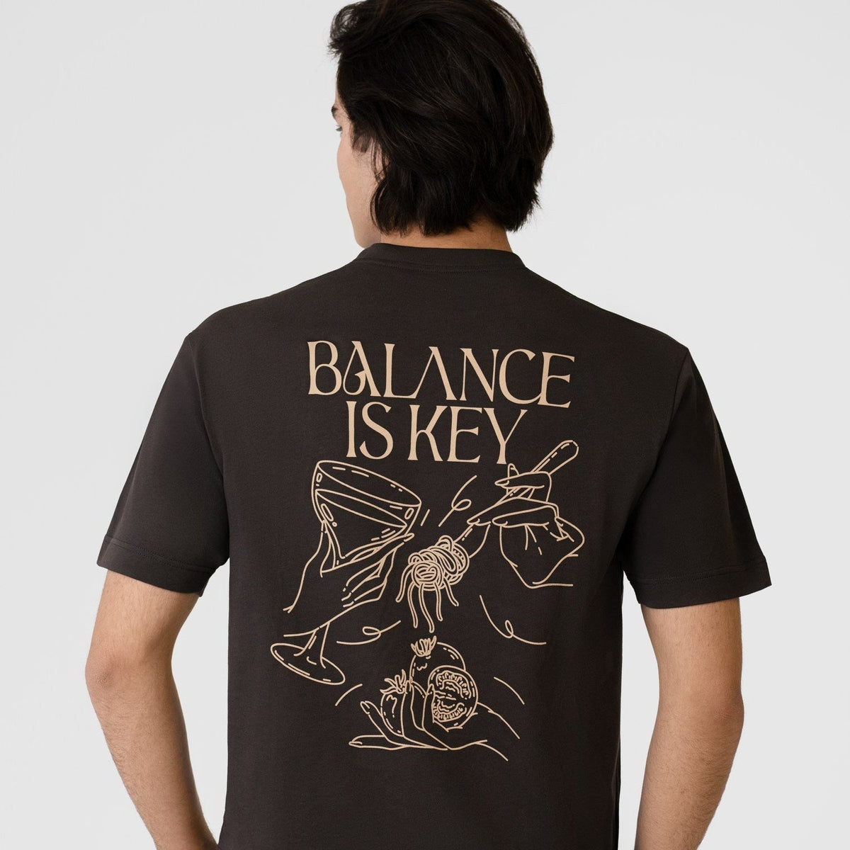 HALF MOON STUDIO Unisex Oversized T-Shirt "BALANCE"