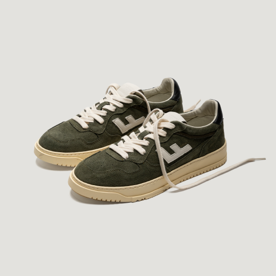 Flamingo's Life Unisex Sneaker "Ventura" Suede Khaki