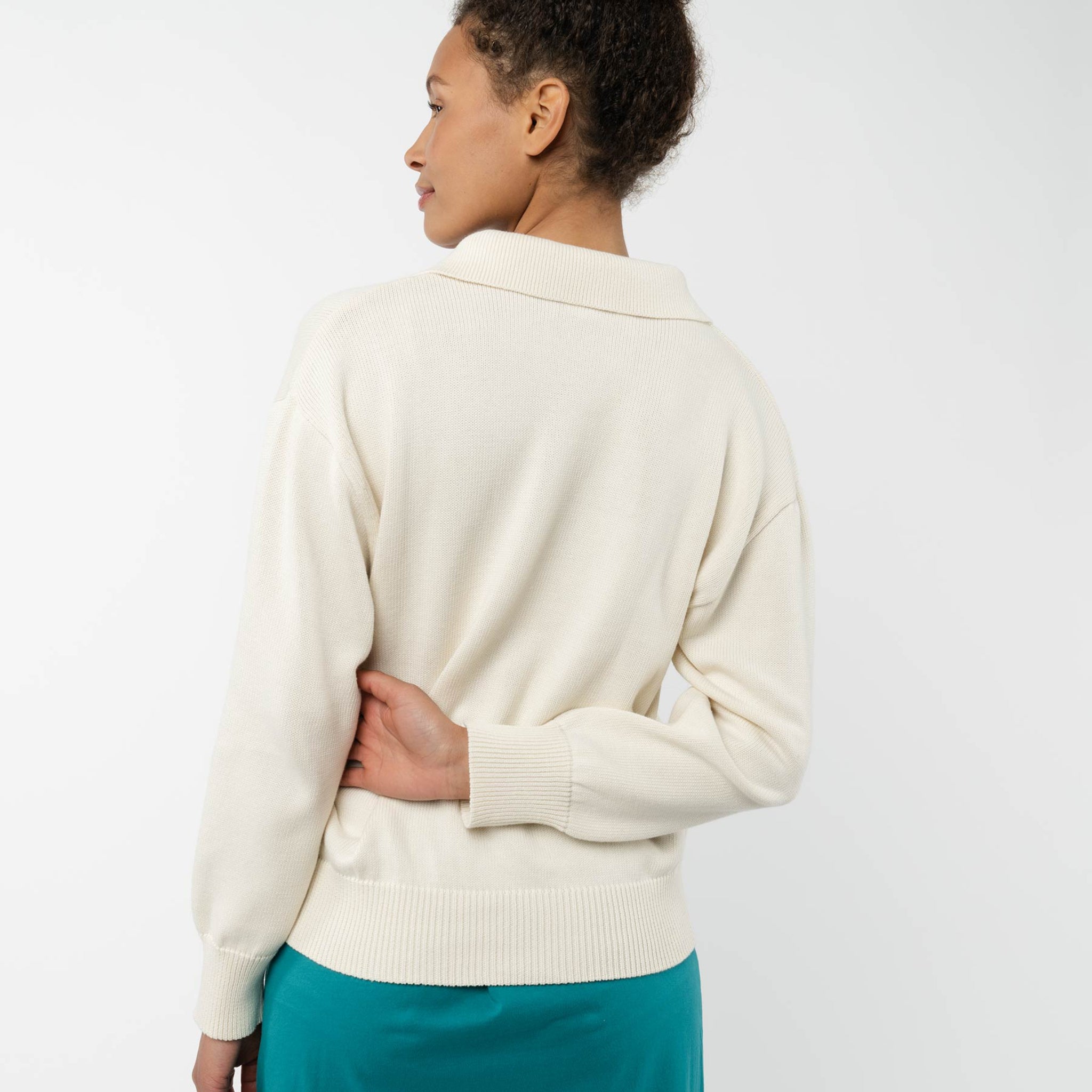 MELA Damen V-Neck Strickpullover "VEDA"
