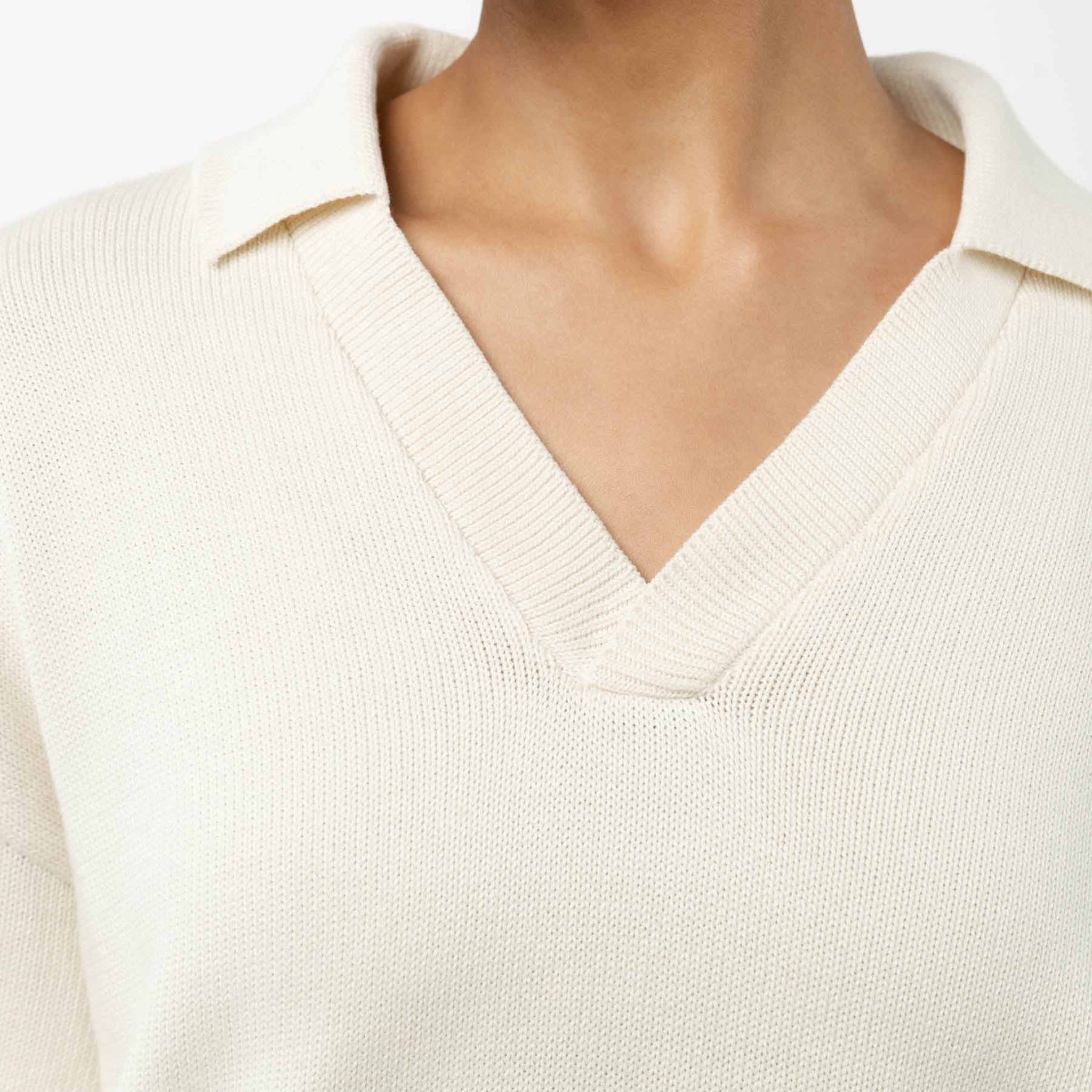 MELA Damen V-Neck Strickpullover "VEDA"