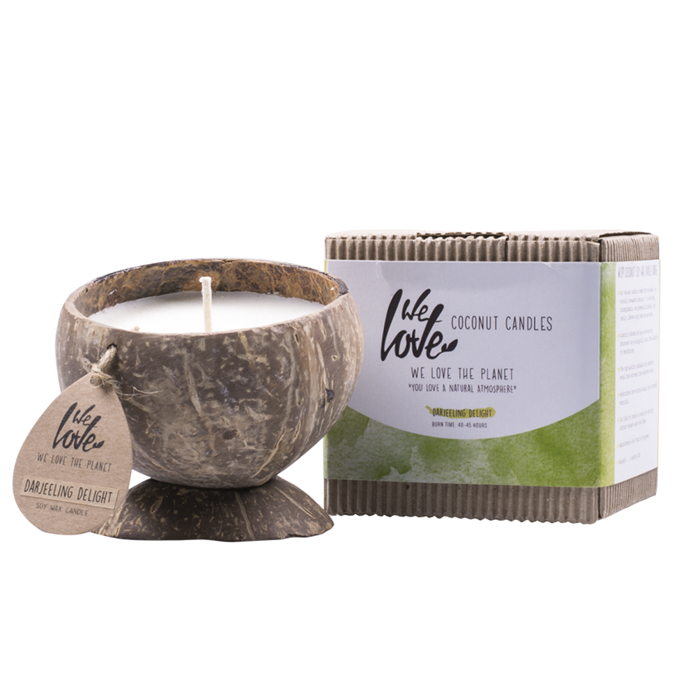 We Love The Planet Kokosnuss Sojawachskerze Darjeeling Delight
