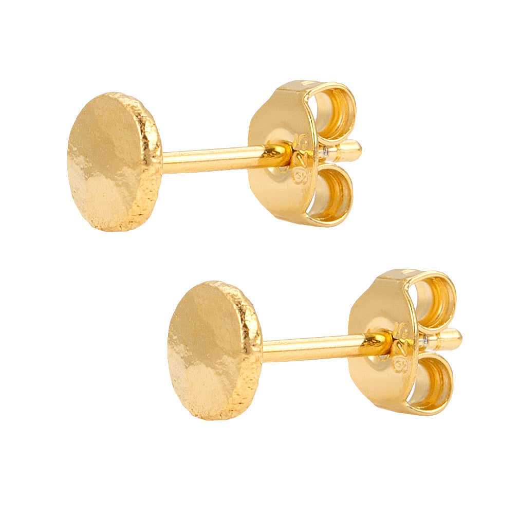 Charlotte Wooning Damen Ohrstecker "Ancient Flat Ball"