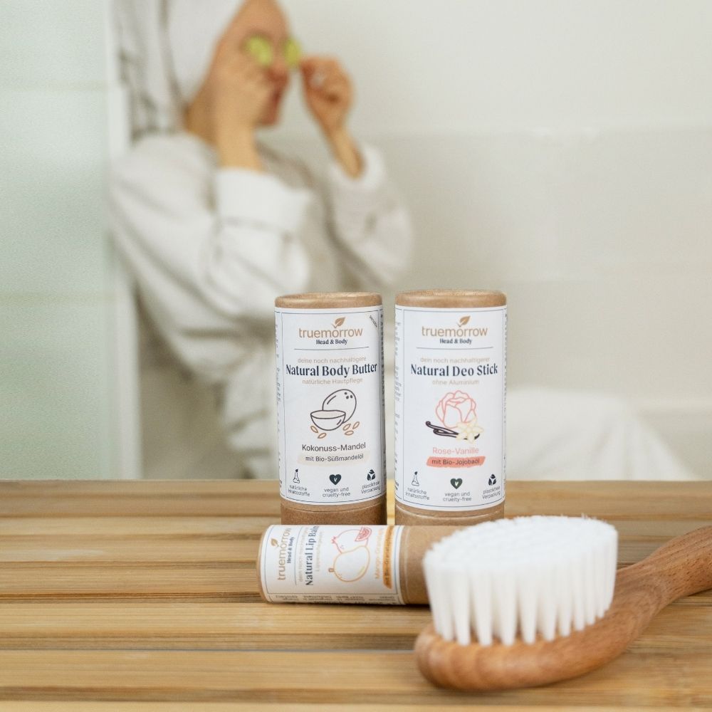 truemorrow Natural Body Butter "Kokosnuss-Mandel" 45 g