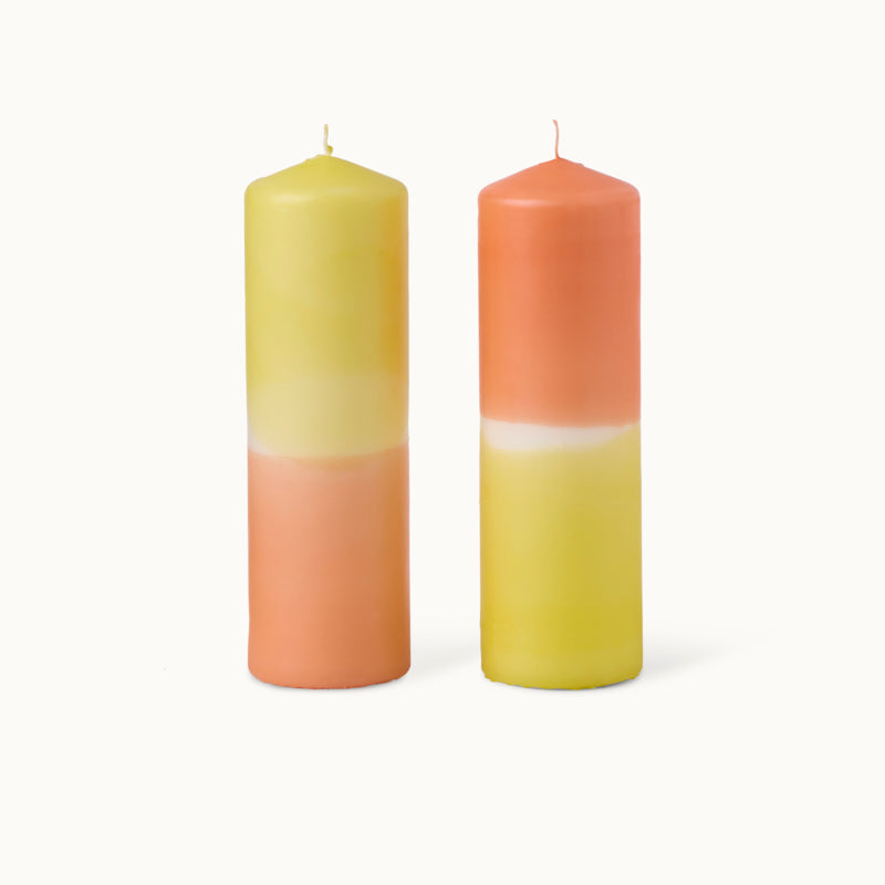 by Vivi Stumpenkerze Dip Dye - XXL Sunny Terra